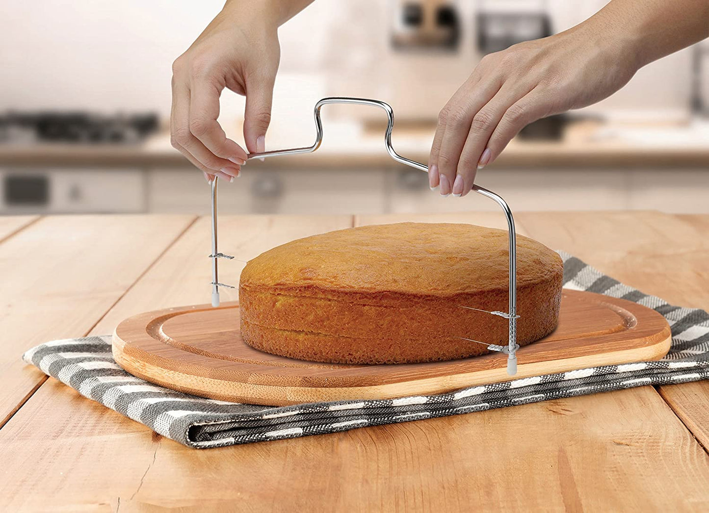 CakeTrancheur™ - Outils de coupe de gâteau en métal | Pâtisserie - Surprisegourmande